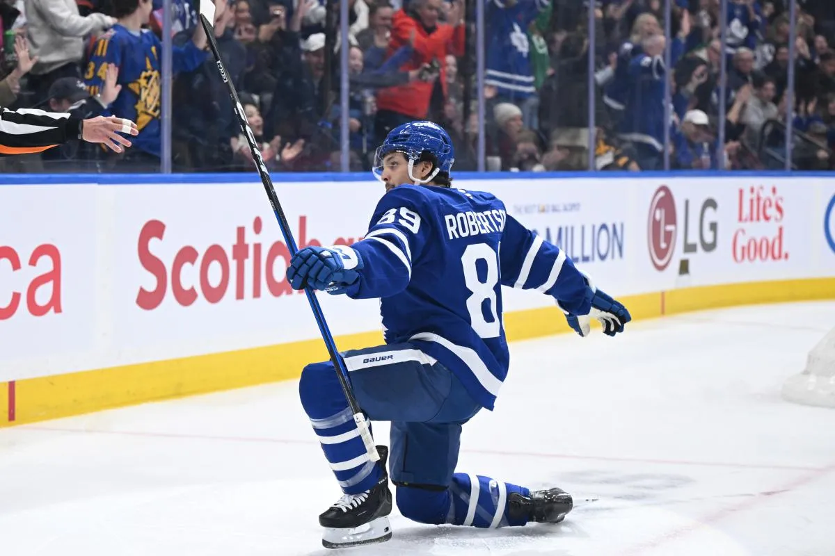 Latest trade helps clarify the Maple Leafs' price for Nick Robertson
