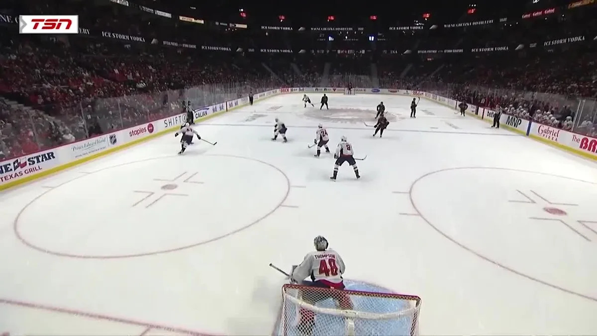 Fabian Zetterlund with a Goal vs. Washington Capitals