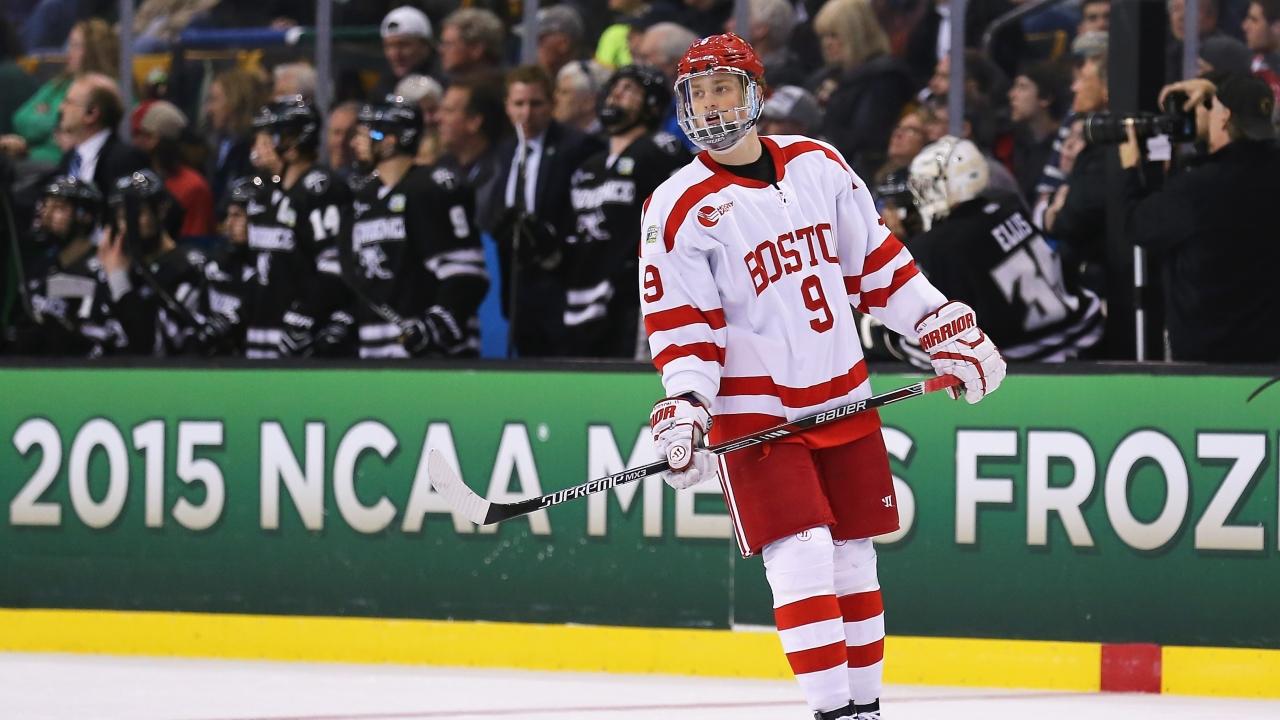 Where the USA men's hockey team for the 2026 Olympics played in college