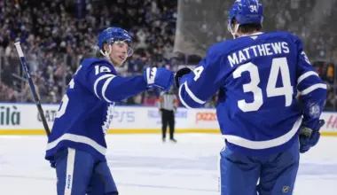 Mitch Marner has a special message for Auston Matthews after historic milestone
