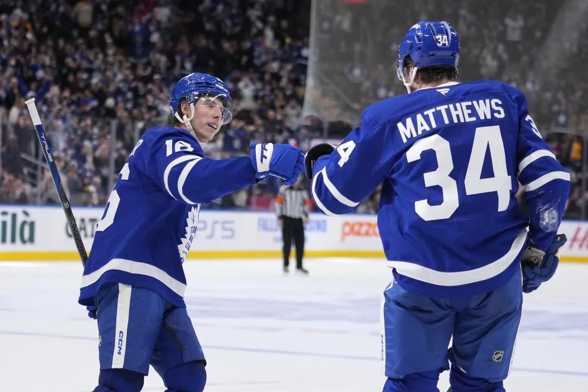 Mitch Marner has a special message for Auston Matthews after historic milestone
