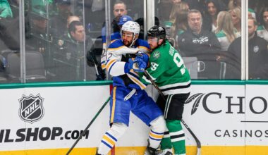 Dallas Stars’ six-game point streak runs into buzzsaw vs. Buffalo Sabres