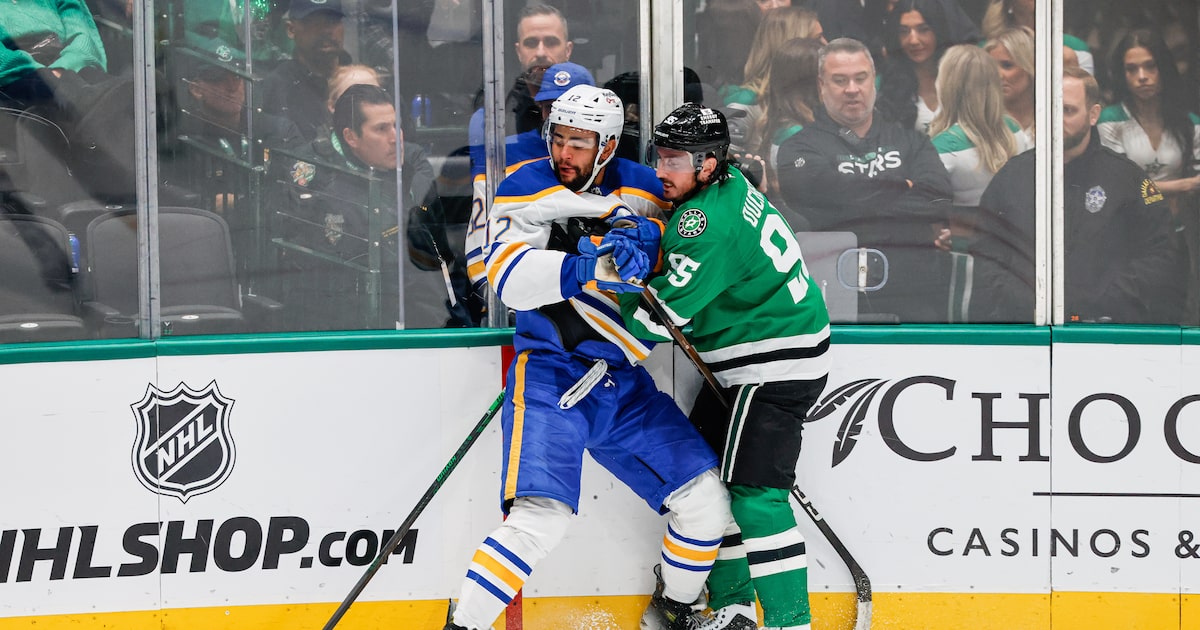 Dallas Stars’ six-game point streak runs into buzzsaw vs. Buffalo Sabres