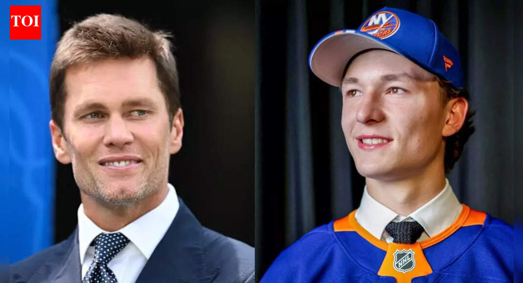 NFL legend Tom Brady embraces his inner hockey fan while spotlighting Islanders sensation Matthew Schaefer | NHL News