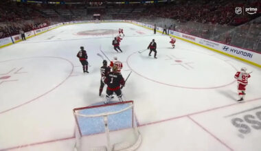 Dylan Larkin with a Powerplay Goal vs. Ottawa Senators