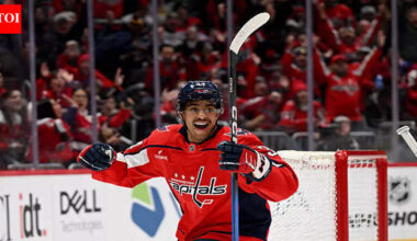 Justin Sourdif records first NHL hat trick as Washington Capitals secure much-needed win over Anaheim Ducks | NHL News