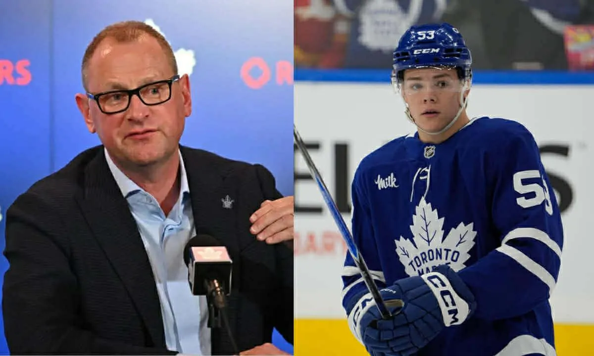 Brad Treliving proposed a trade package that included Easton Cowan to the St. Louis Blues