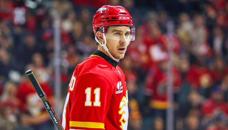 Mikael Backlund Calgary Flames NHL