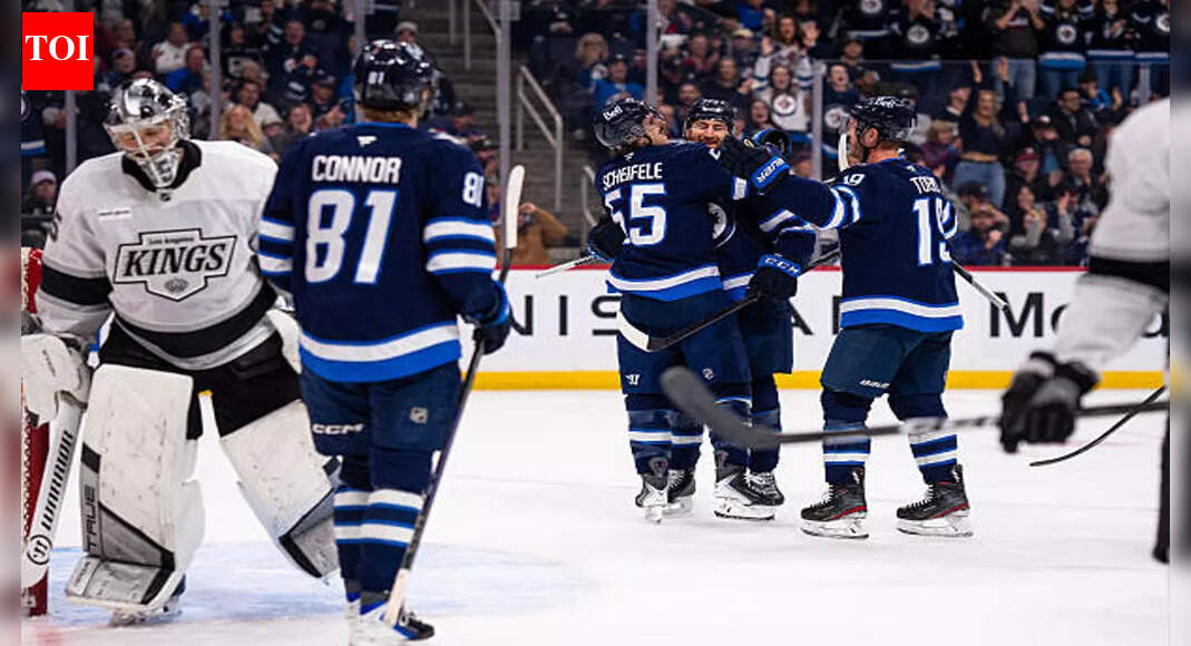 Winnipeg Jets finally end 11-game winless streak with convincing 5-1 victory over Los Angeles Kings | NHL News