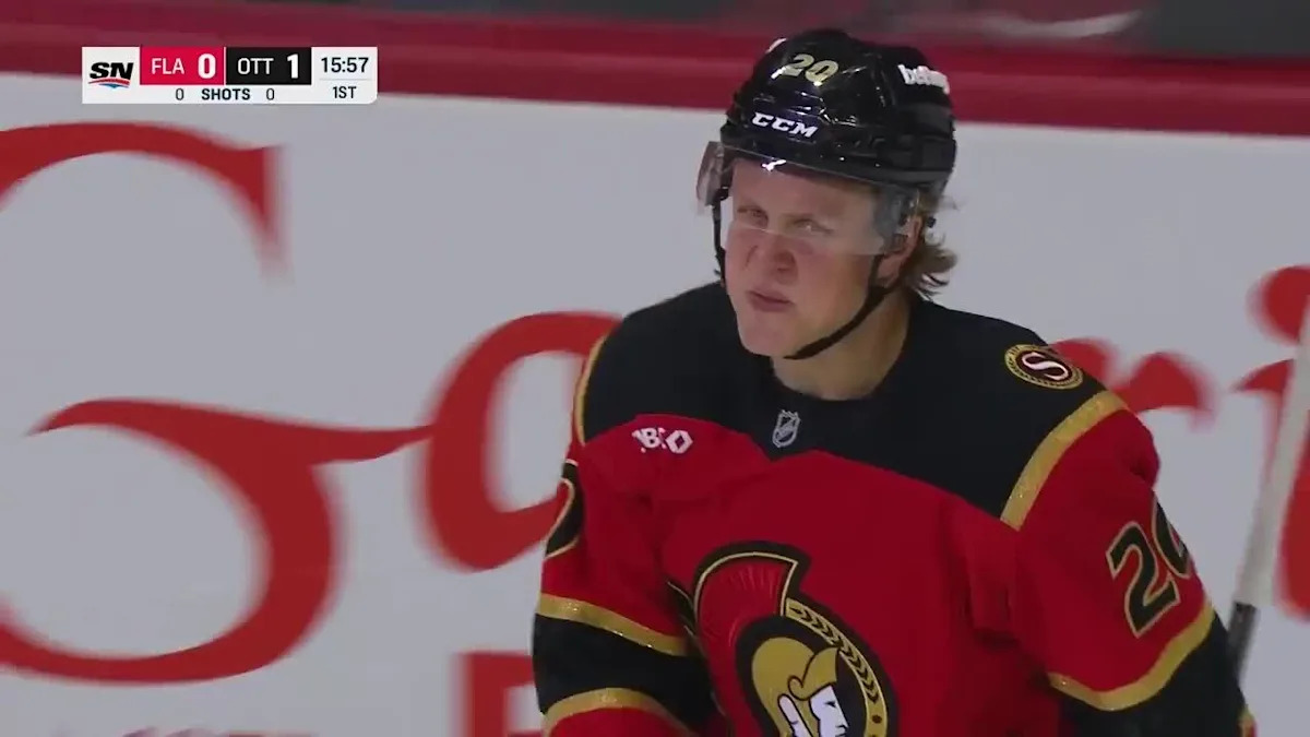 Fabian Zetterlund with a Goal vs. Florida Panthers