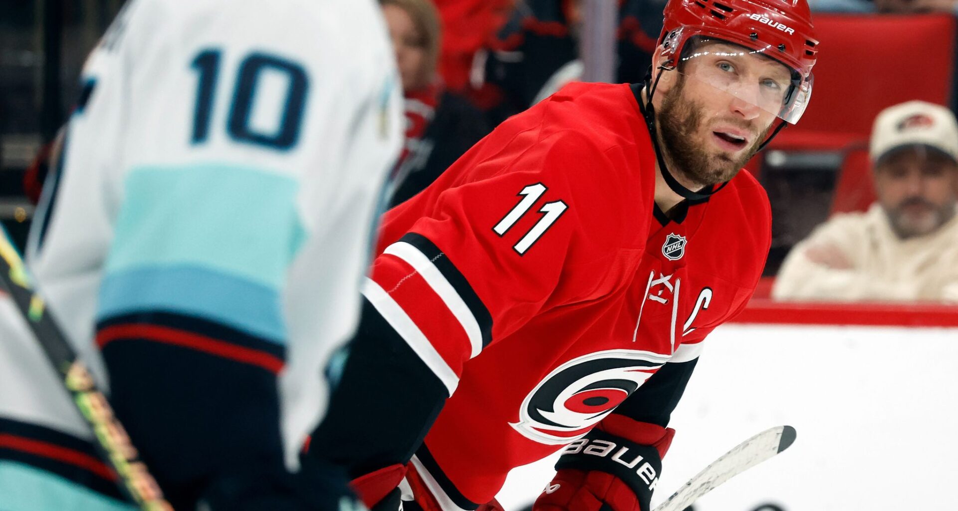 Jordan Staal's 2 assists lead Hurricanes to 3-2 win over Kraken