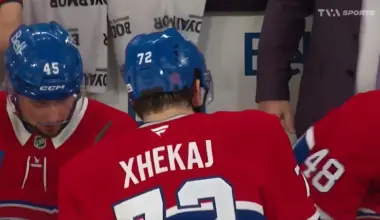 Arber Xhekaj sent a clear message to Martin St-Louis with a statement game against the Red Wings