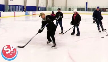 We tried hockey skating for the first time and here’s what happened