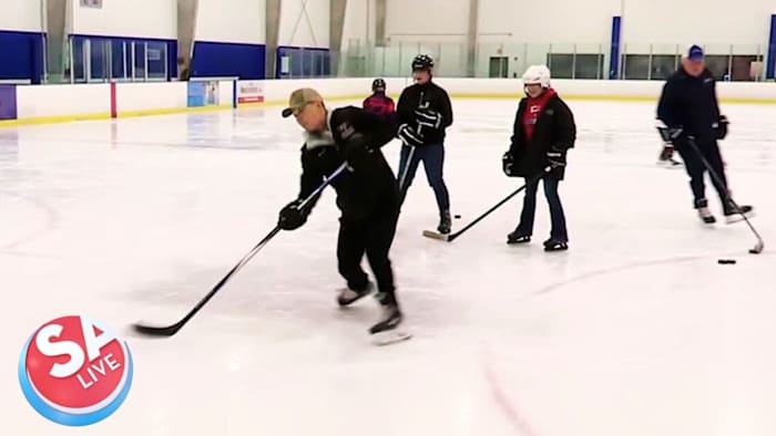 We tried hockey skating for the first time and here’s what happened