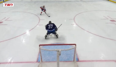 Emil Heineman with a Goal vs. Winnipeg Jets