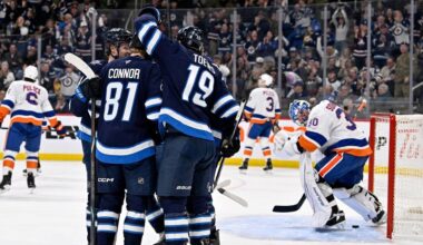 Islanders lose surprising goal-fest to Winnipeg