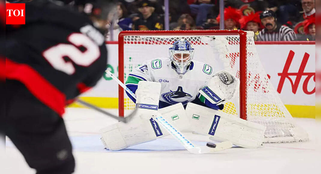 Kevin Lankinen’s goal-line save leads Vancouver Canucks’ 38-save effort in narrow loss to Ottawa Senators | NHL News