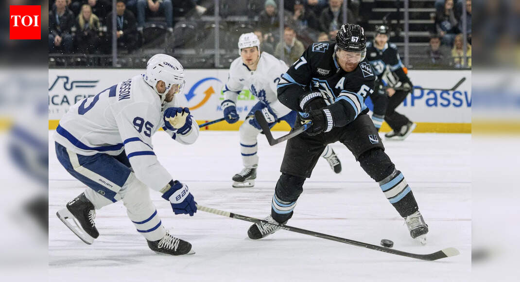 Oliver Ekman-Larsson fights after hit on Dennis Hildeby in Toronto Maple Leafs and Utah Mammoth game | NHL News