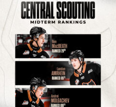 NHL DRAFT: Three Hitmen Named in NHL Central Scouting’s Midterm Rankings