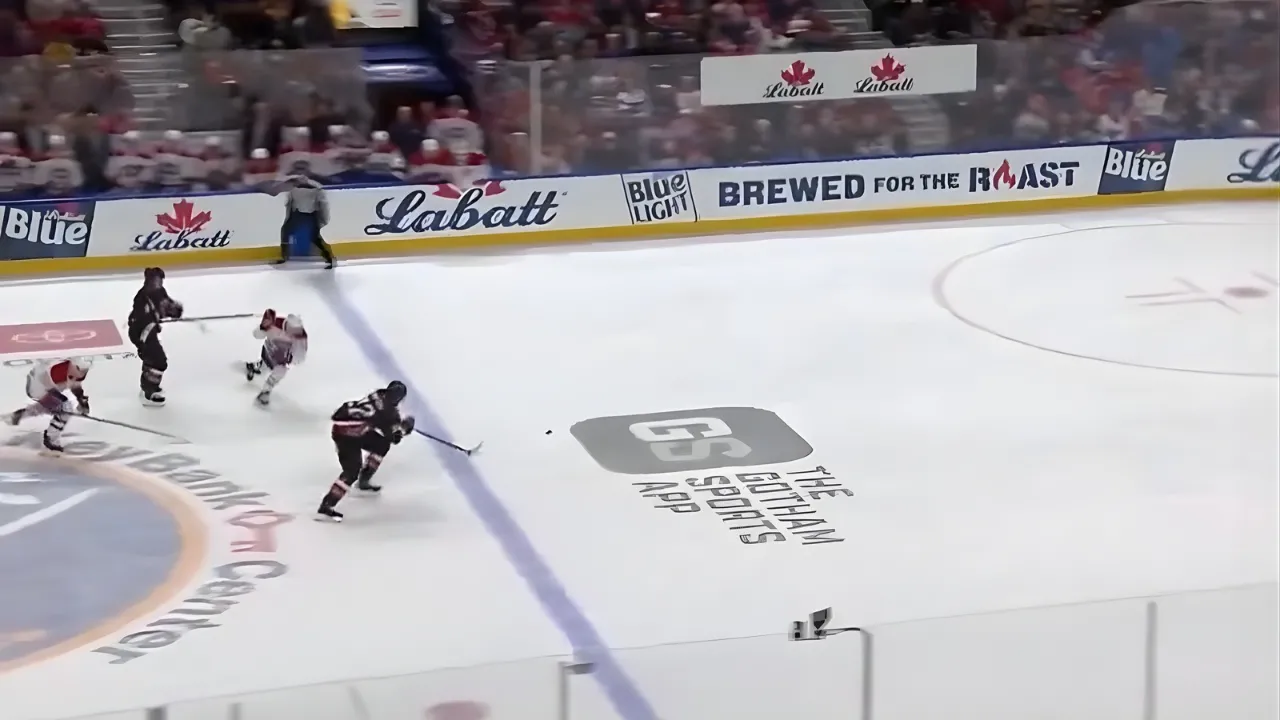 Referee's missed call leads to controversial Sabres goal against the Canadiens