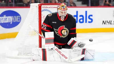 NHL Update: Linus Ullmark ends all speculation, skates with Ottawa Senators in practice session