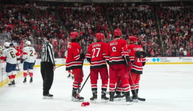 Panthers get blown out 9-1 by Hurricanes in Raleigh