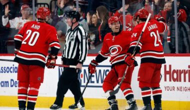 Ehlers' hat trick leads Hurricanes to 9-1 rout of Panthers