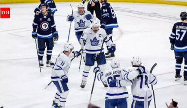 Max Domi leads Toronto Maple Leafs in overtime to 4-3 win against Winnipeg Jets | NHL News