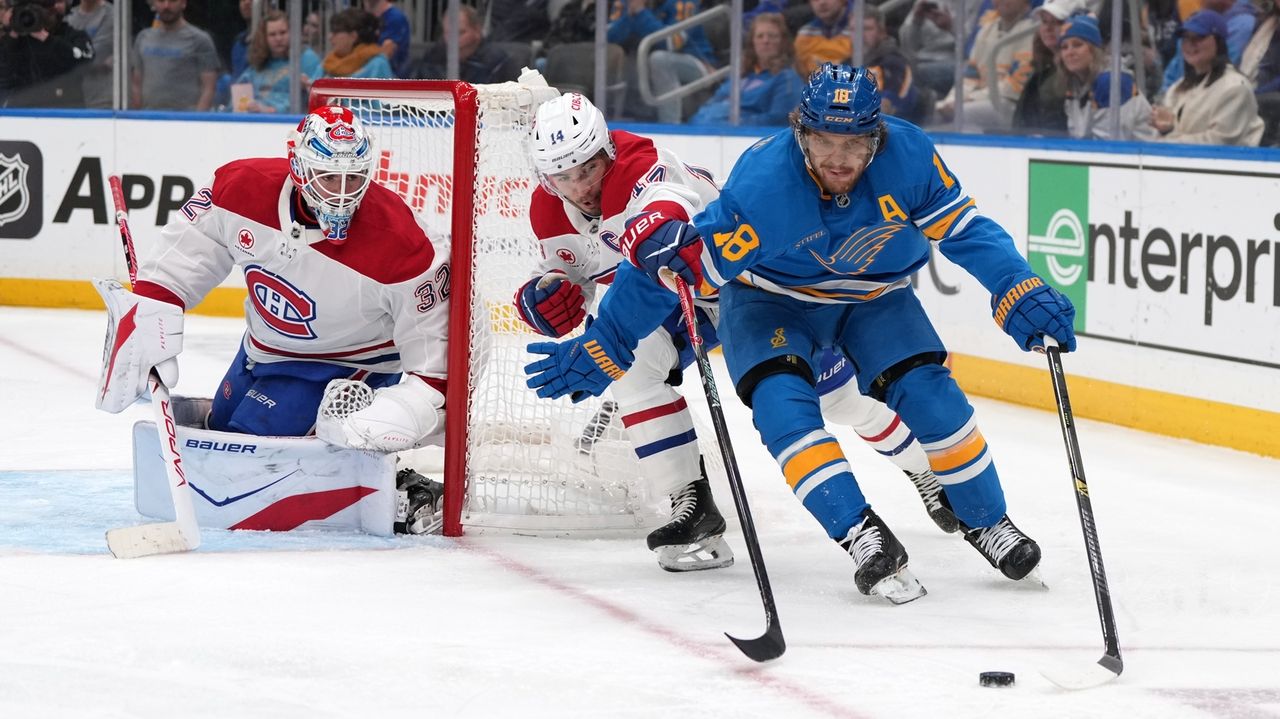 St. Louis Blues leading scorer Robert Thomas is out 2 weeks with a lower-body injury