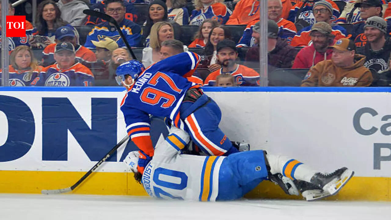 Oskar Sundqvist injury update: Blues’ forward suffers skate cut in collision with Connor McDavid against Edmonton Oilers | NHL News