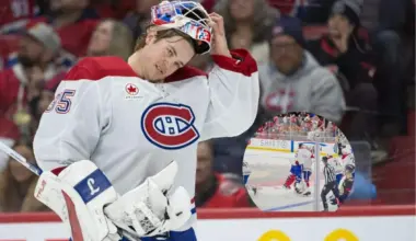 Jakub Dobes' gesture after Samuel Montembeault's win in Ottawa is turning heads