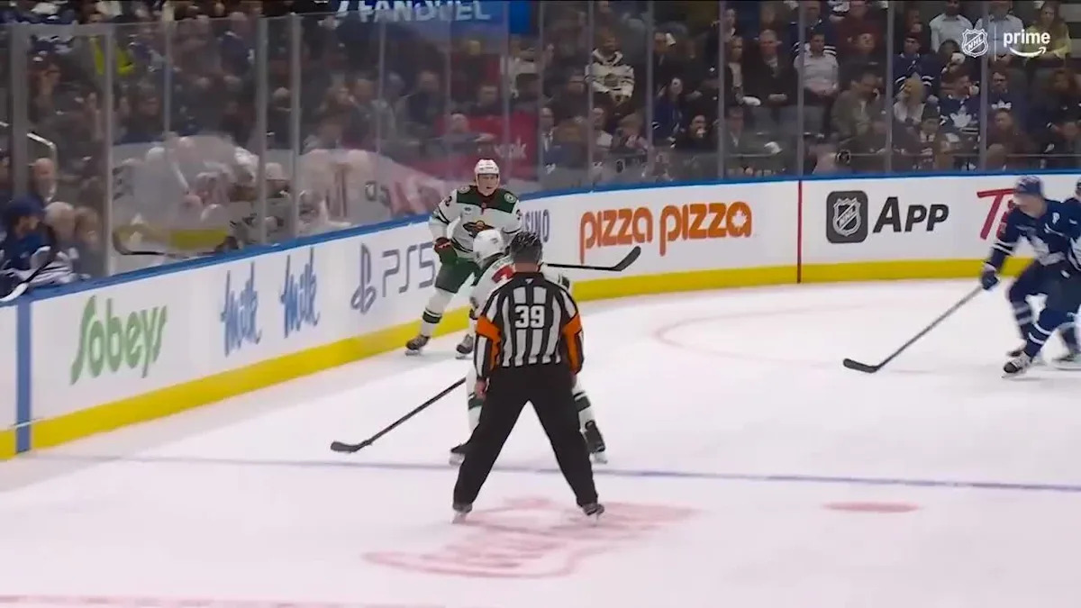 Auston Matthews with a Goal vs. Minnesota Wild