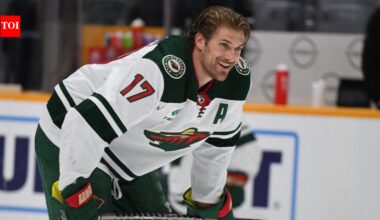 Marcus Foligno steps up with career 1st hat trick as injury-hit Minnesota Wild beat Maple Leafs | NHL News
