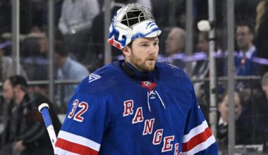 Rangers goalie Jonathan Quick keeps putting the work in