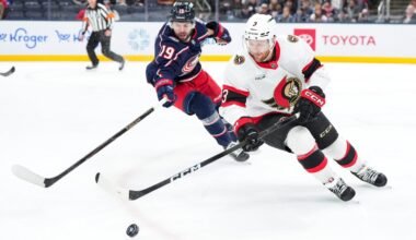 Kleven, Stutzle score early as Senators beat Blue Jackets 4-1
