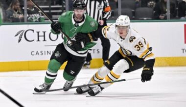 Bruins, Golden Knights refocus after end of streaks