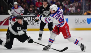 The NHL makes an official announcement regarding the Rangers vs. Kings game on Tuesday