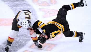 Bruins hold off Golden Knights 4-3 after three-goal flurry | Fraser Valley Today