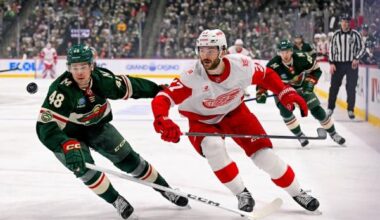Wild’s Kirill Kaprizov caps big night with OT goal vs. Wings