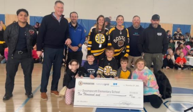 Swampscott scores $10,000 from Bruins Foundation