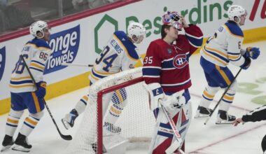Canadiens lament on forechecking in opening frame after loss to Sabres