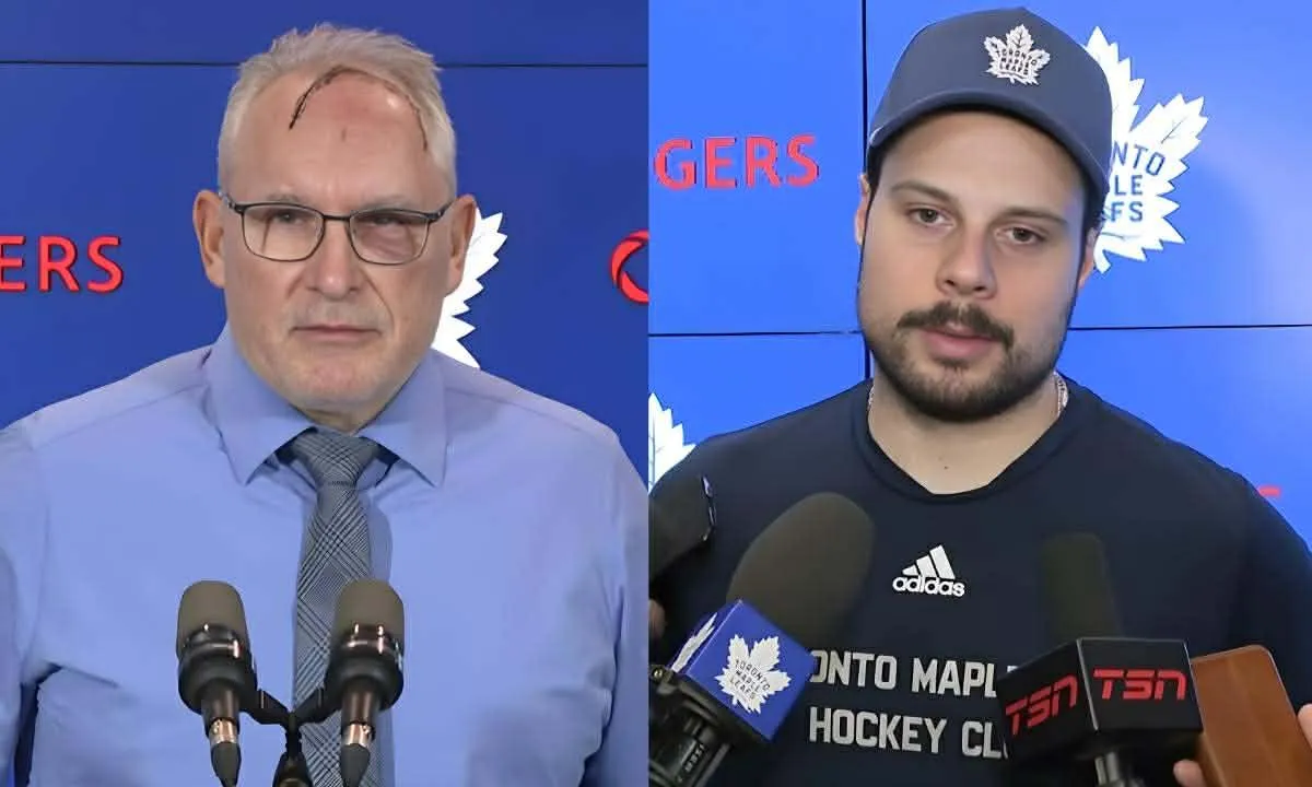 Auston Matthews and Craig Berube just laid out what the Leafs need to fix right now