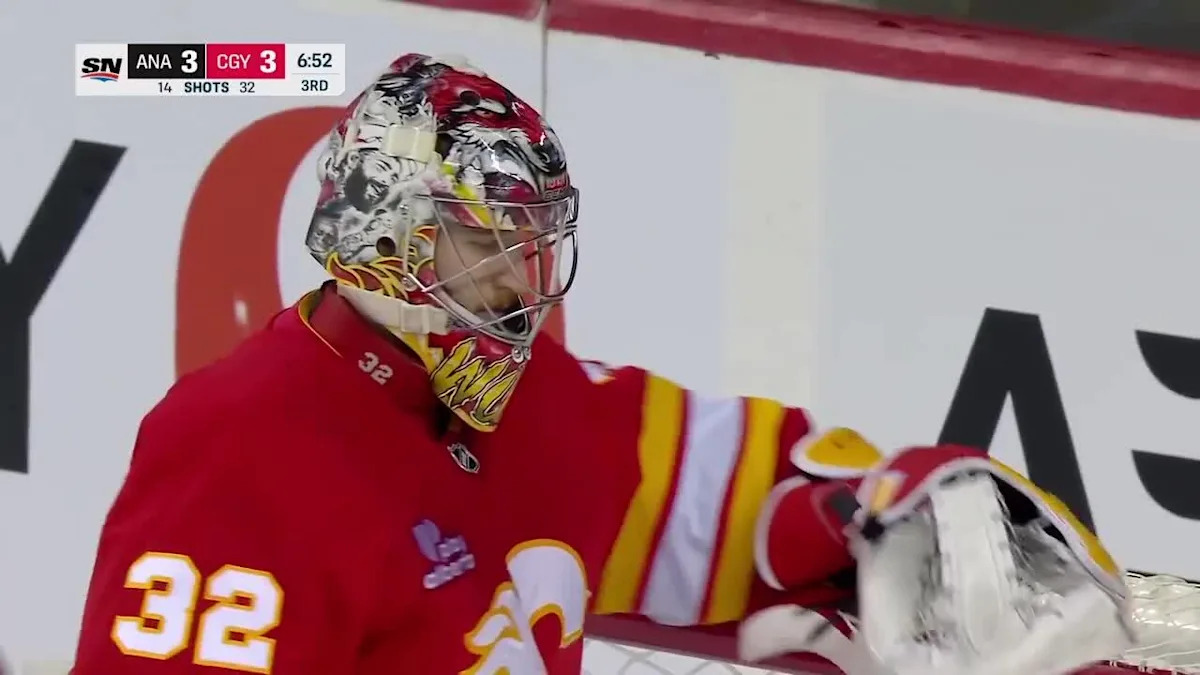 Chris Kreider with a Goal vs. Calgary Flames