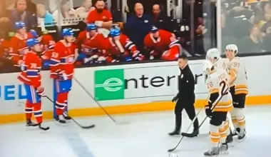 Canadiens show class with sportsmanlike gesture toward Bruins player despite tough loss