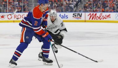 Oilers D Evan Bouchard hopes for continued success vs. Ducks