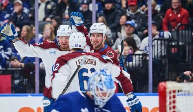 Brock Nelson has hat trick in NHL-leading Avalanche's 4-1 win over Maple Leafs