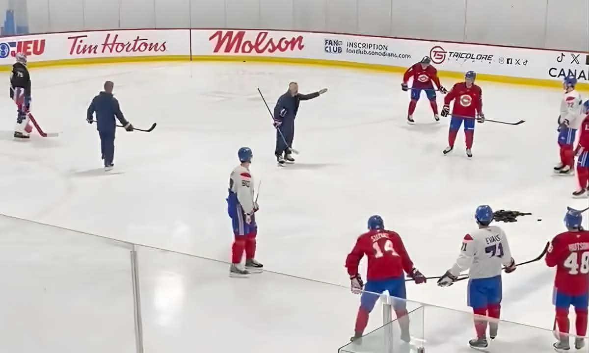 Martin St-Louis abruptly stops practice midway after losing patience with his players' effort