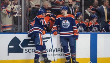 Ekholm scores hat trick as Oilers hold off Ducks for 7-4 victory