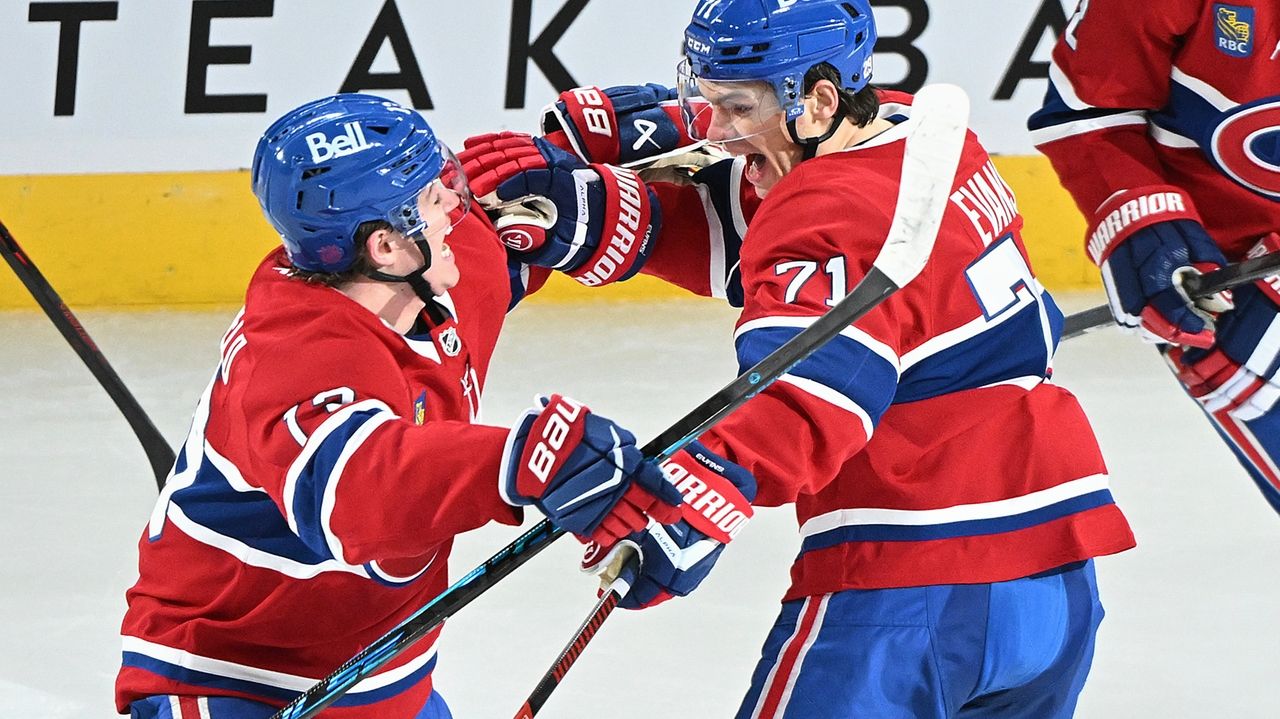 Jake Evans scores in overtime to lift Canadiens past Golden Knights 3-2