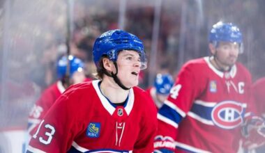 Canadiens defeat Golden Knights as Cole Caufield extends goal streak